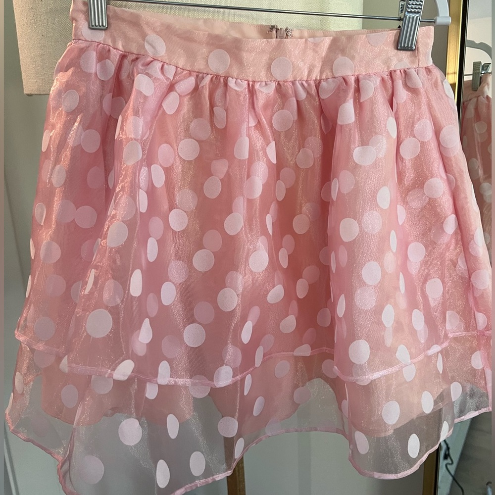 NBD Pink Ruffle Skirt - Picture 3 of 3